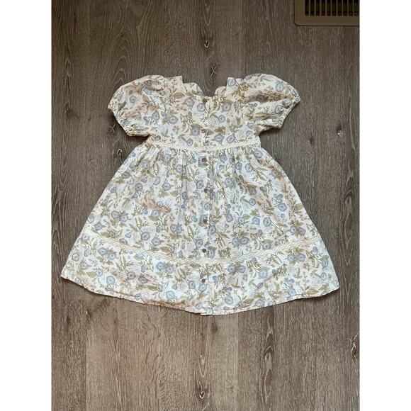 Susu &‎ Cra Luxury Brand 100% Cotton 3Y Button Back Dress - Picture 4 of 10